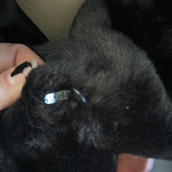 ⭐️SALE⭐️ Rachel Zoe Black Faux Fur Coat NWOT - Picture 10 of 17